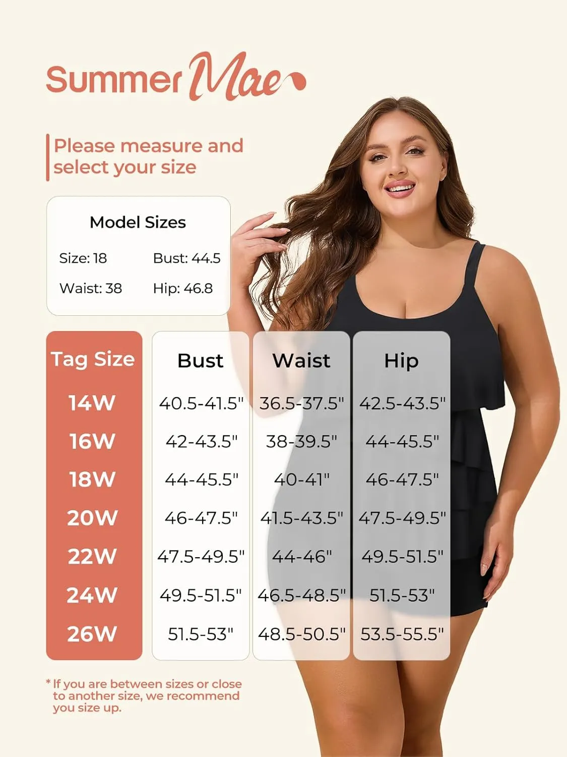Summer Mae Plus Size Swimsuit for Women Ruffle Tankini Bathing Suits 2 Pieces 2025 Tummy Control Swimwear with Shorts