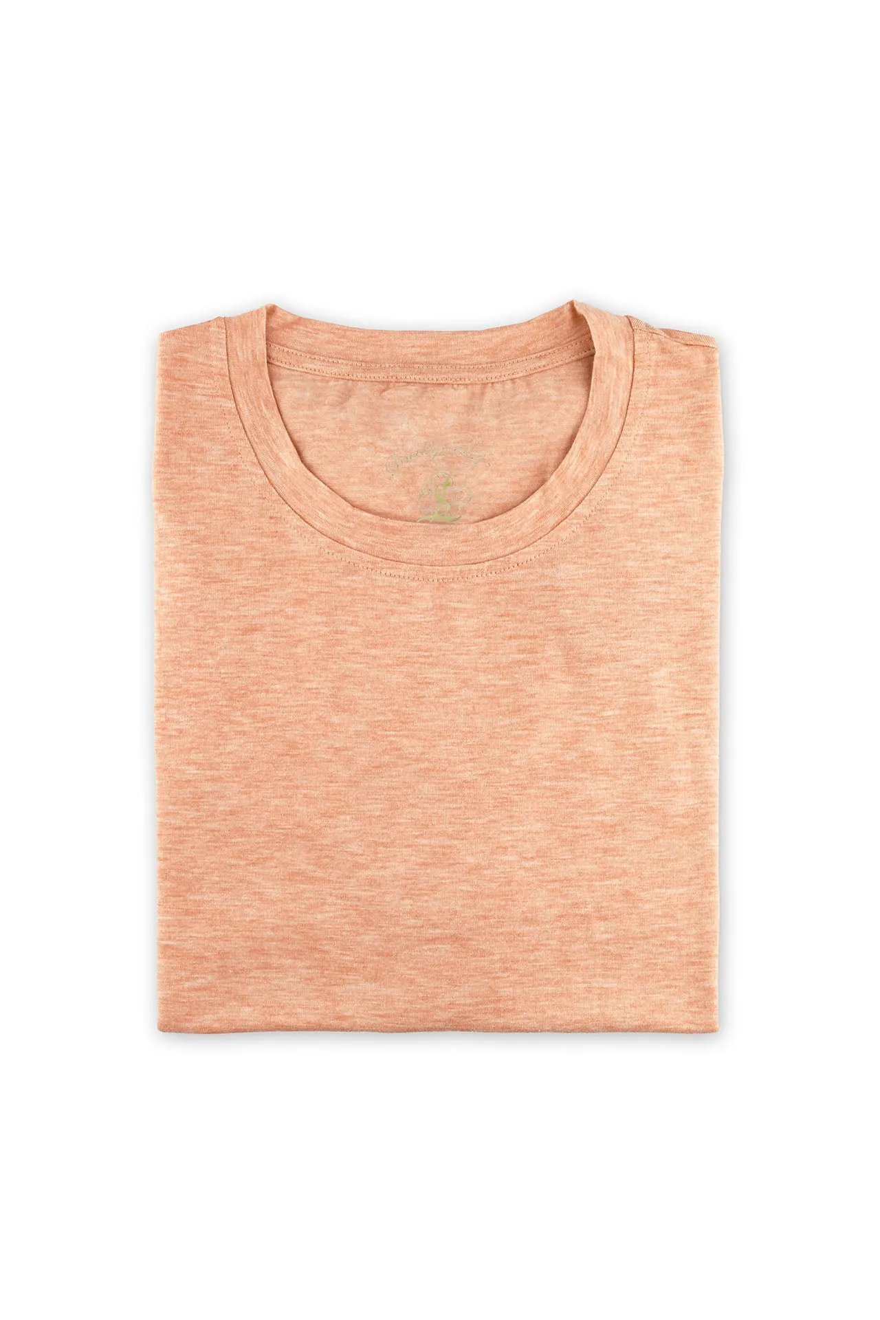 T-Shirt | Crew Neck | Brushed Ultra Soft | Peach