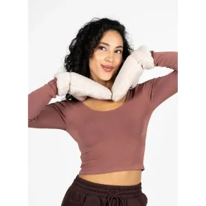 Teddy Mittens | Ivory
