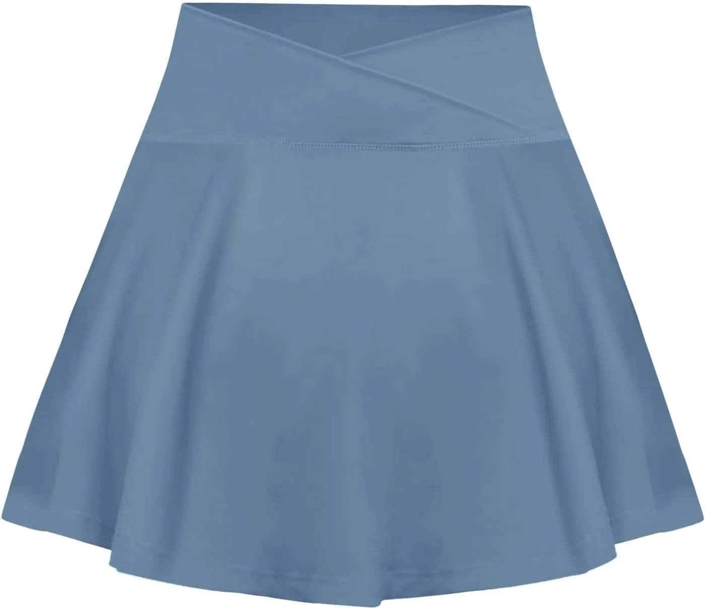 Tennis Skirt with Pockets Golf Skorts for Woman Athletic Fall Skirts with Shorts Cross Waist Running Pickleball