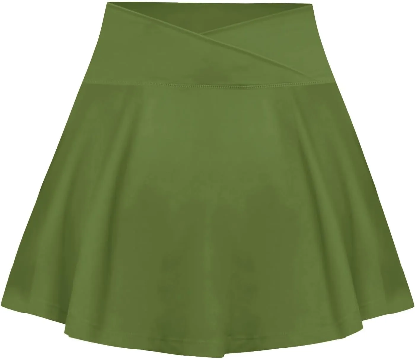 Tennis Skirt with Pockets Golf Skorts for Woman Athletic Fall Skirts with Shorts Cross Waist Running Pickleball