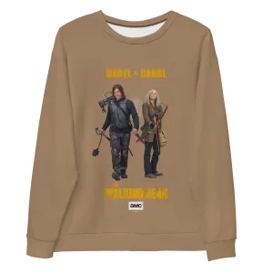 The Walking Dead Daryl   Carol Unisex Crew Neck Sweatshirt
