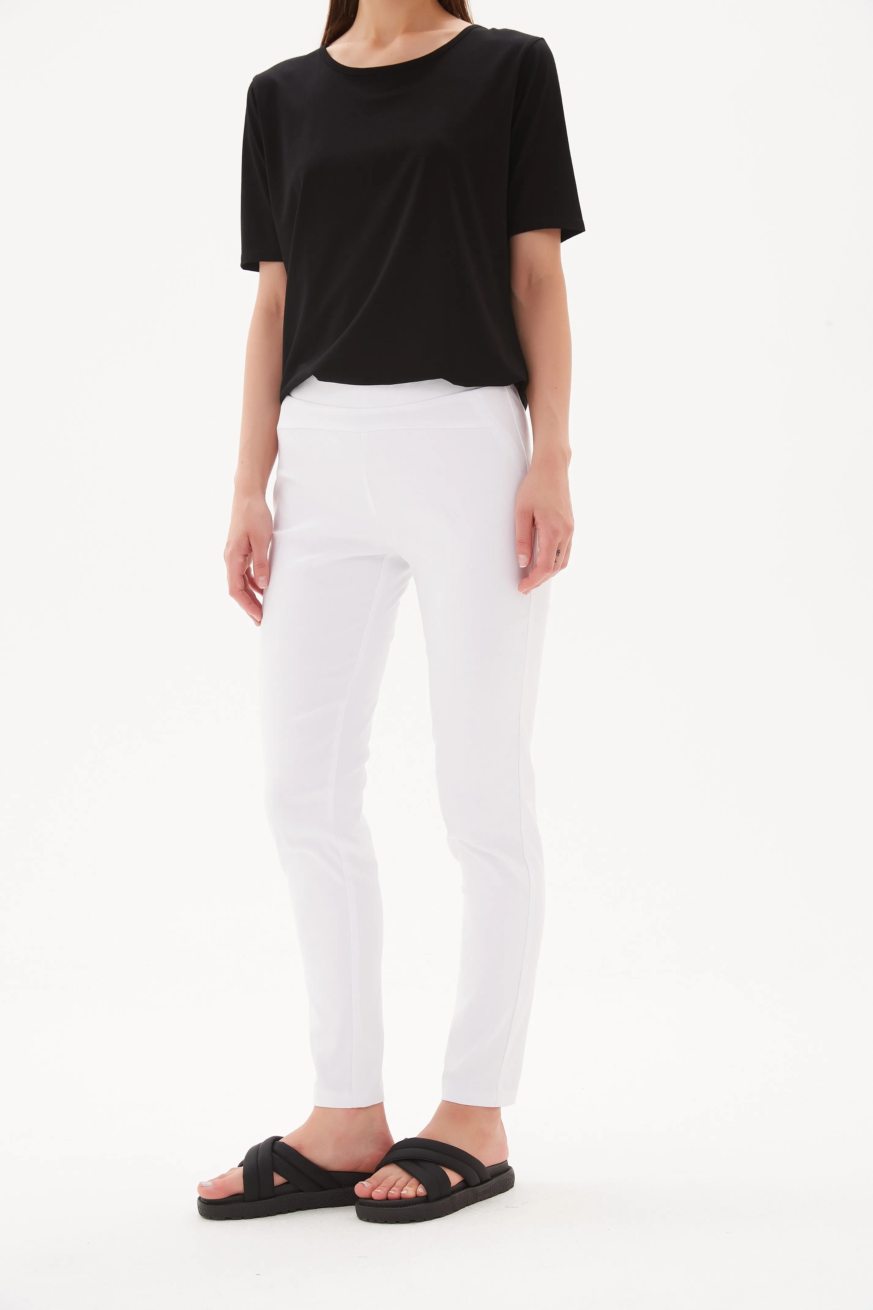Tirelli Straight Pant 21P296-9-ss23 - White