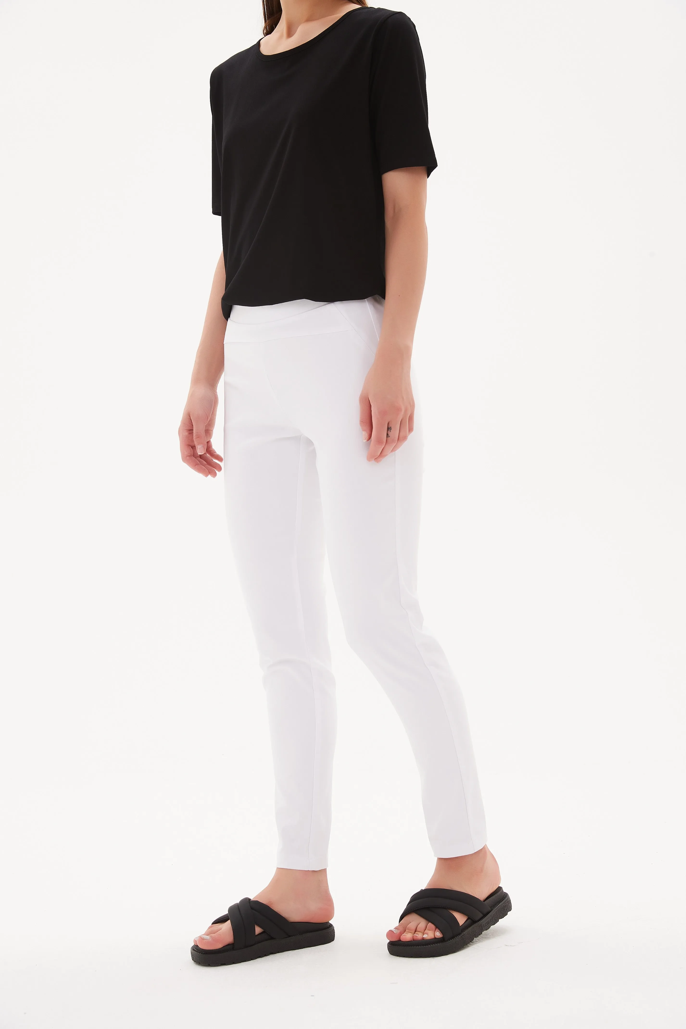 Tirelli Straight Pant 21P296-9-ss23 - White