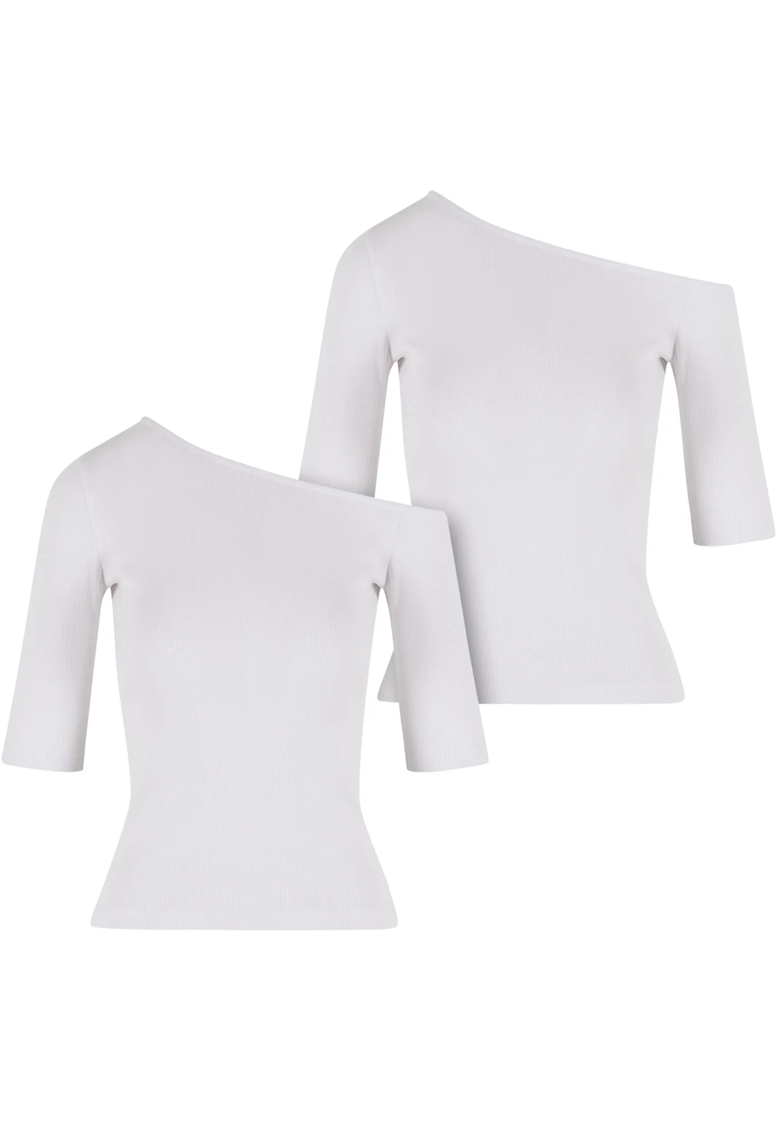 UC Organic Asymmetric Rib Tee 2-Pack