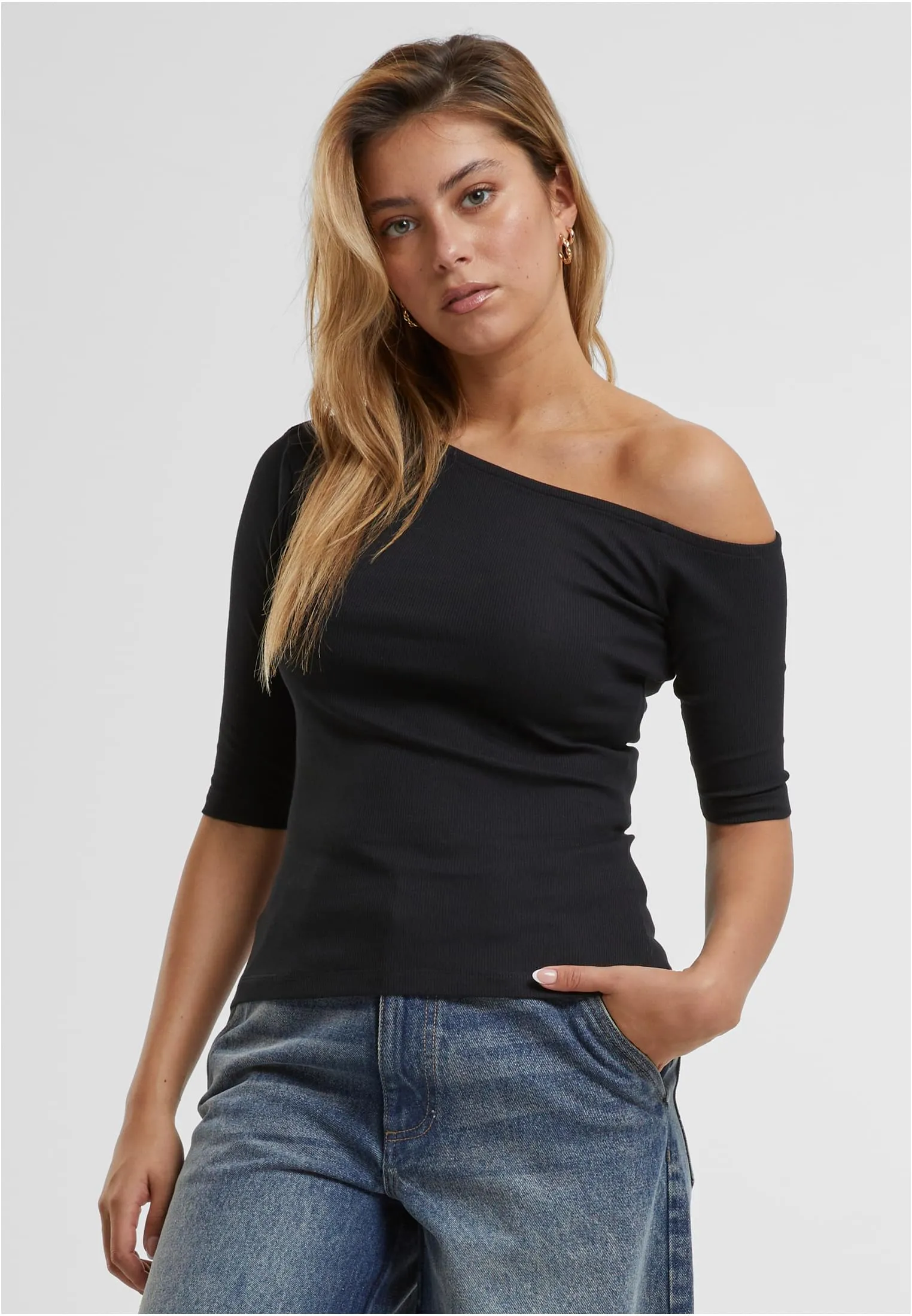 UC Organic Asymmetric Rib Tee 2-Pack