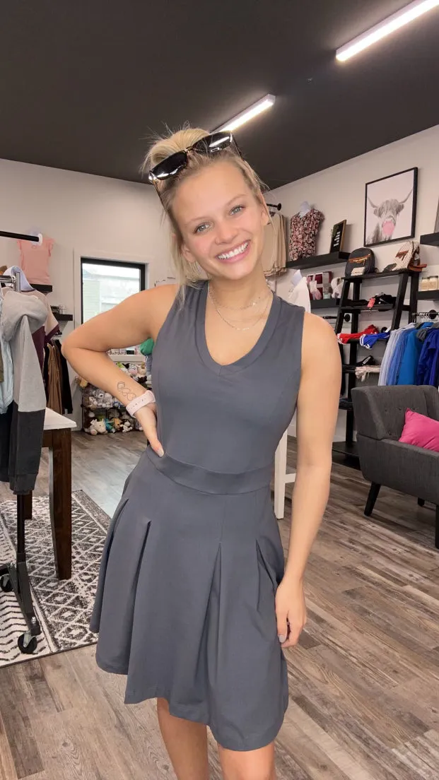 V-Neck Golf Dress and Short Set