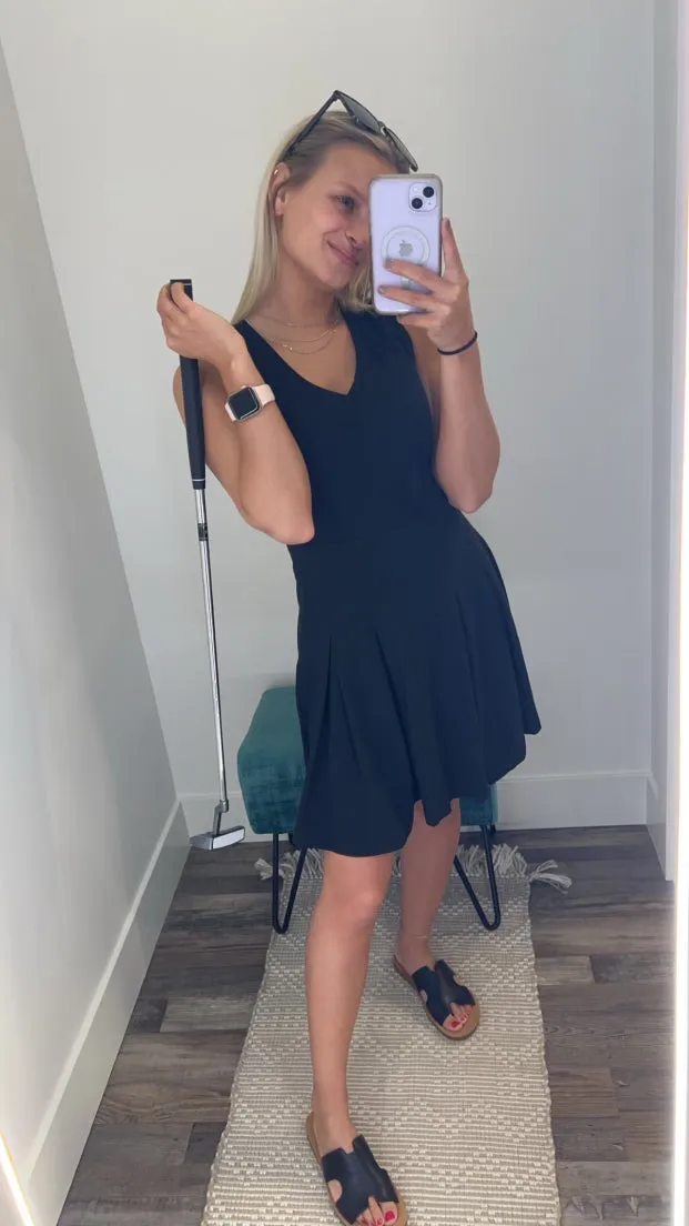 V-Neck Golf Dress and Short Set