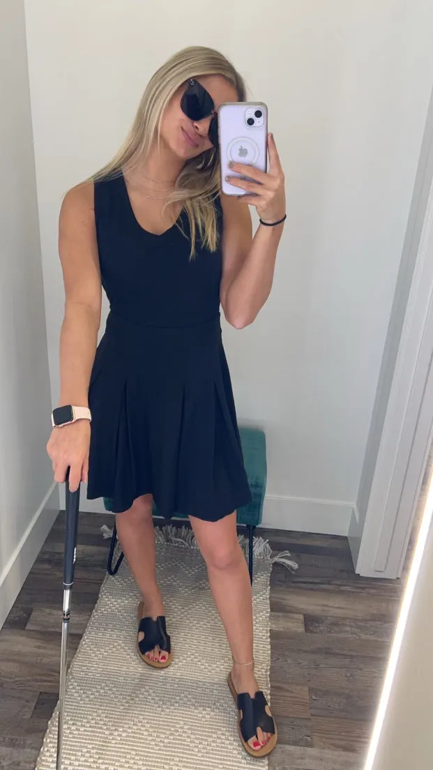 V-Neck Golf Dress and Short Set