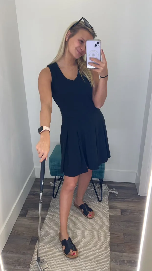 V-Neck Golf Dress and Short Set
