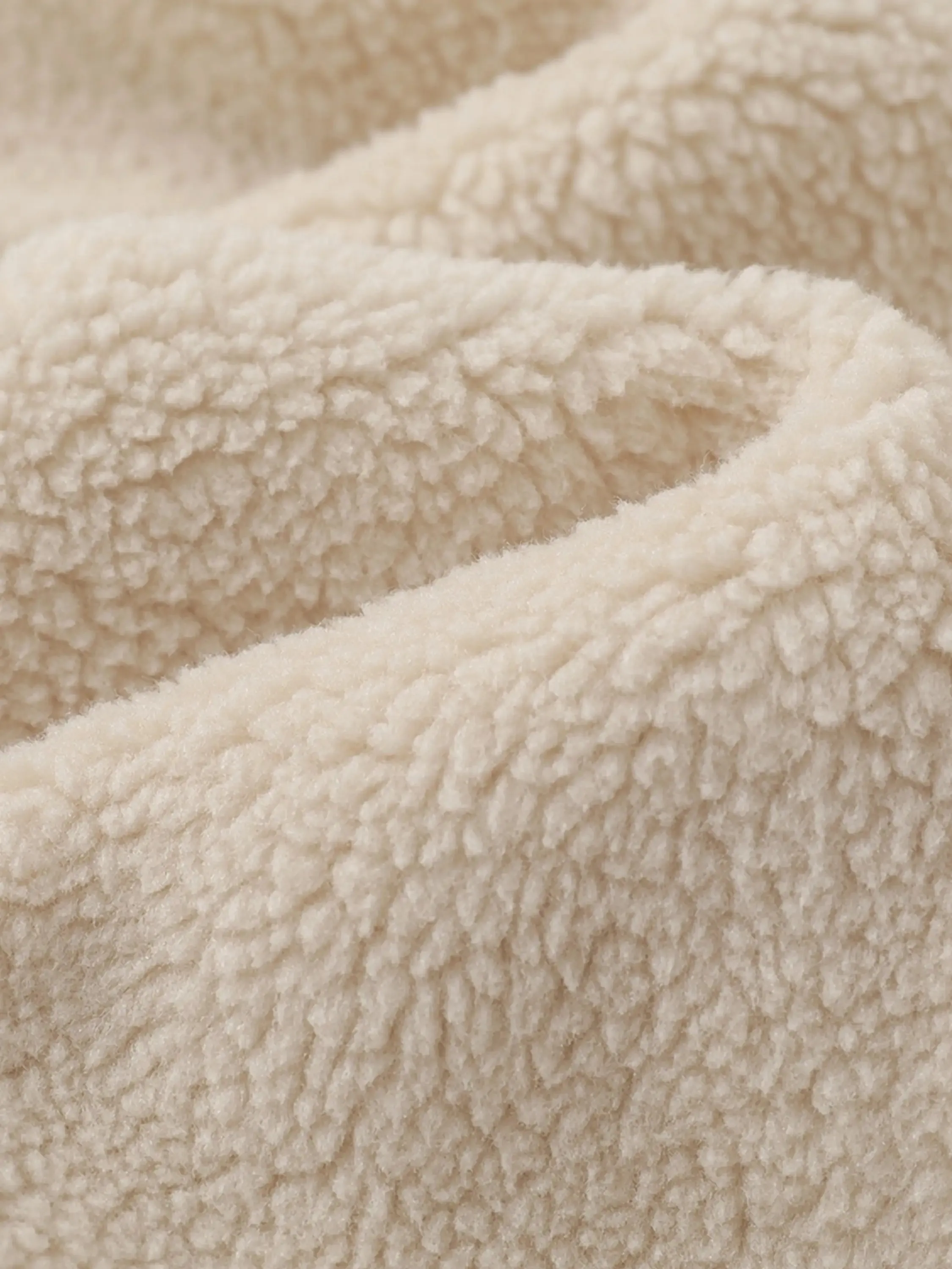 Vintage Character Print Sherpa Coat