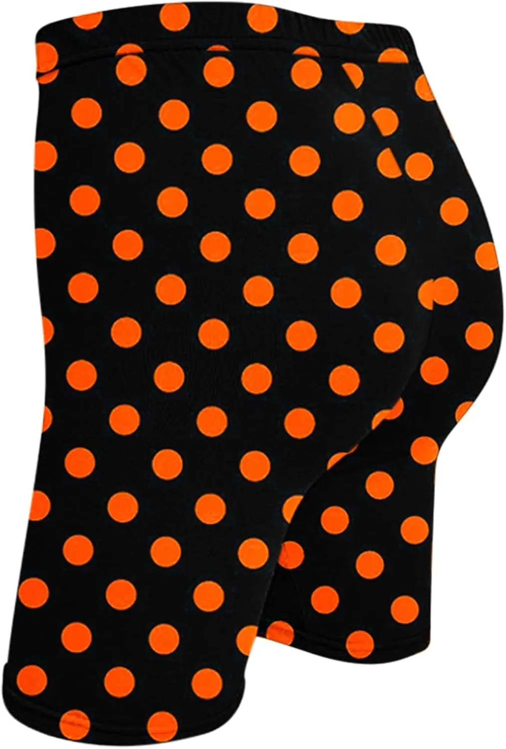 Women's Beach Shorts Casual Summer Polka Dot Print Leggings High Waist Stretchy Everyday Wear Comfortable Pants 2025