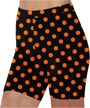 Women's Beach Shorts Casual Summer Polka Dot Print Leggings High Waist Stretchy Everyday Wear Comfortable Pants 2025