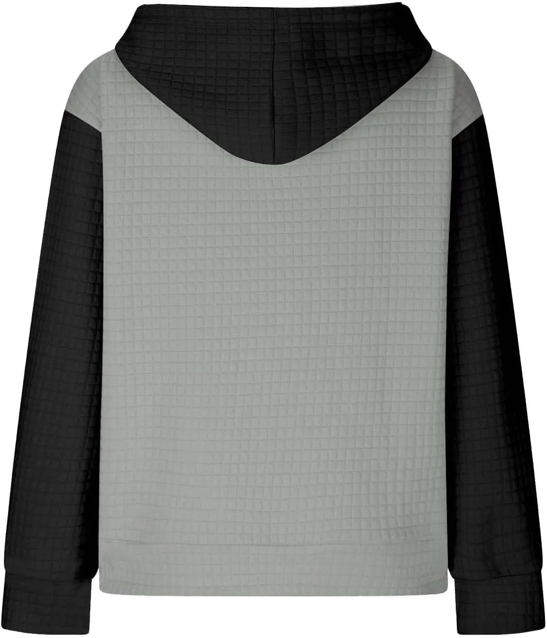 Womens Hoodies Oversized Sweatshirts 2024 Fashion Block Color Casual Crewneck Long Sleeve Loose Fit Winter Clothes