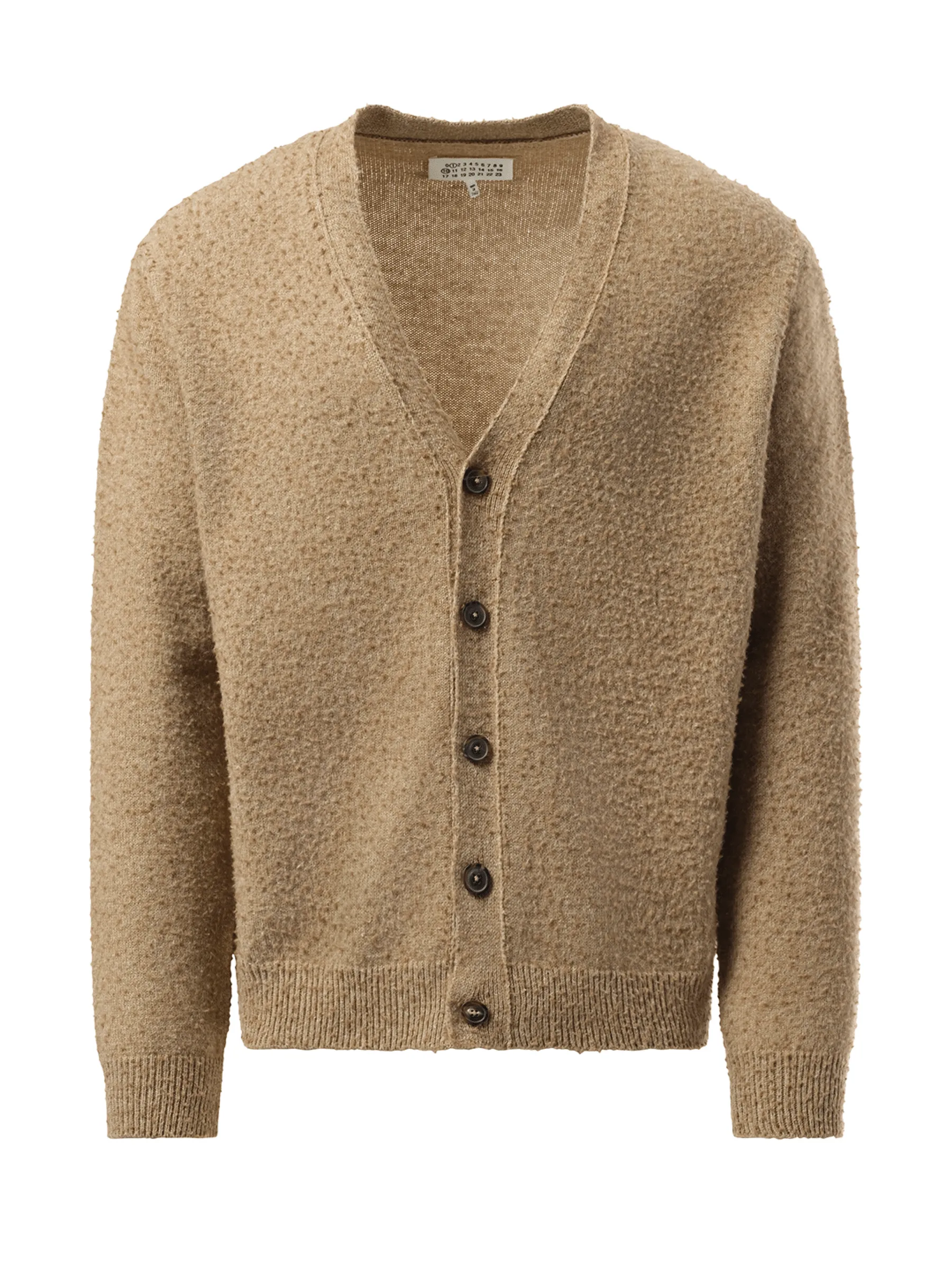 Wool Cardigan in Walnut