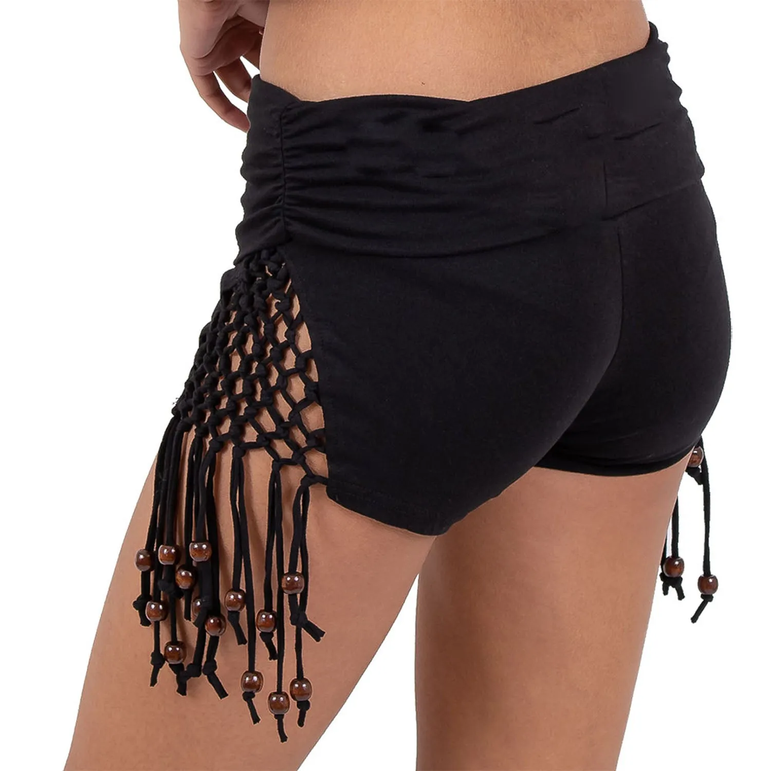 Woven Tassel Shorts