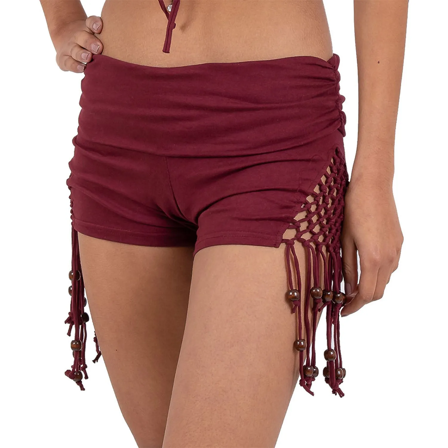 Woven Tassel Shorts