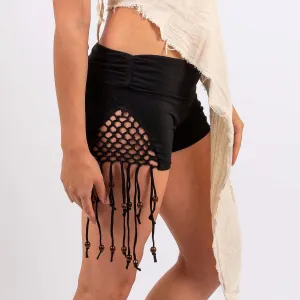 Woven Tassel Shorts