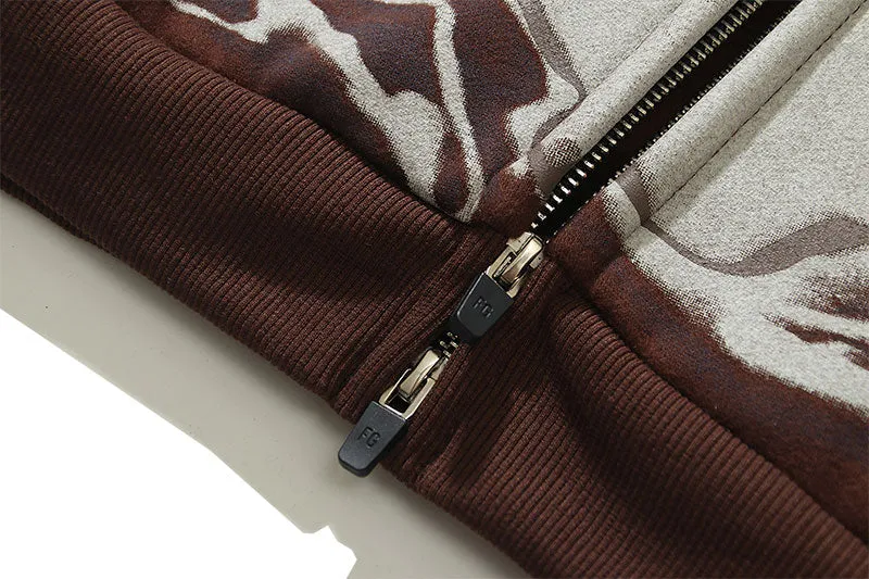 Xray | Vintage Y2K Inspired Zipper Hoodie