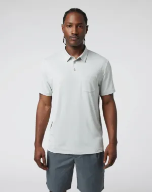 Zephyr Polo- Sky Grey